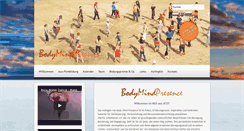 Desktop Screenshot of bodymindpresence.de